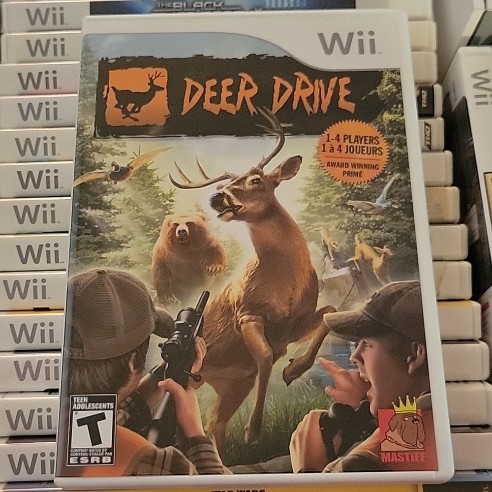 Deer Drive Wii Game No Visable Stratches Original Case & Paper Inserts Like New